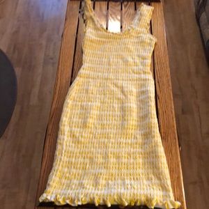Anthropologie Akemi and Kin yellow dress